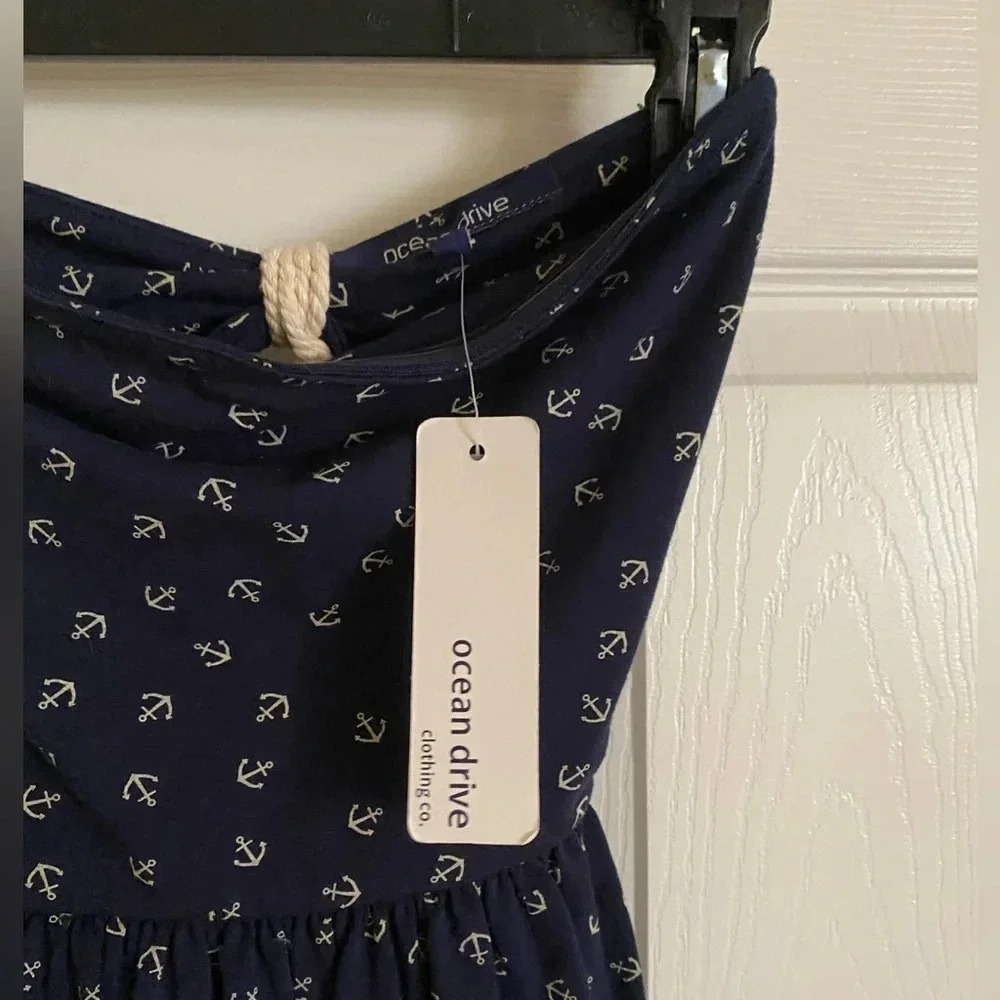Strapless open back anchor dress NWT - Picture 5 of 5